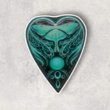 Luna Ouija Teal (Sticker)